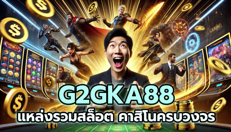 G2GKA88 แหล่งรวมสล็อตและคาสิโนที่ครบวงจรที่สุด